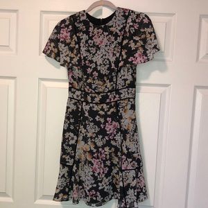 Ted Baker Sheer Cape Sleeve Dress